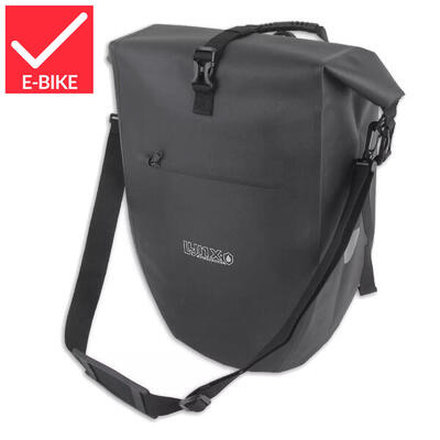 Lynx fietstas 28l zwart - waterdichte e-bike accessoire