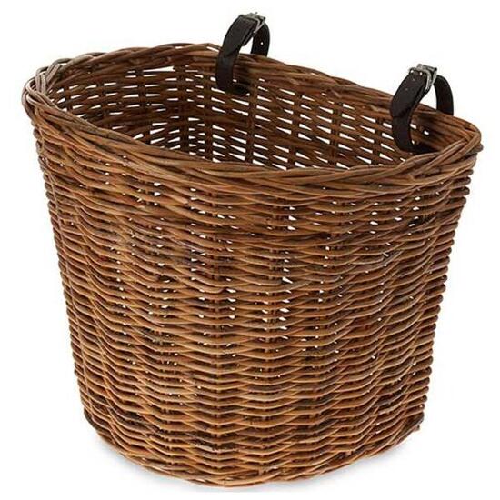 BASIL Panier Avant DARCY en Osier Tressé taille L Brun