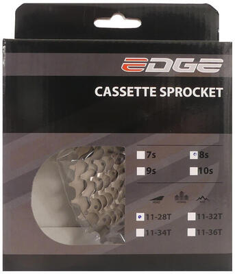 Cassette 8 speed csm5008 11-28t - zilver
