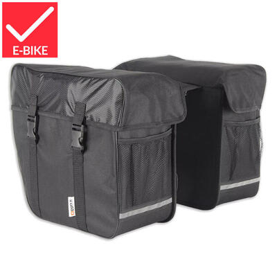 Lynx olympic double dubbele fietstas zwart 35 liter