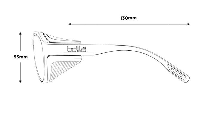 Zonnebrillen ASCENDER Black Matte - Sky Blue Polarized 3/3