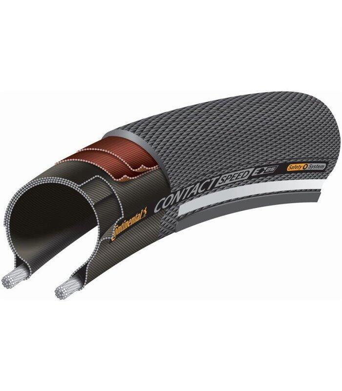CONTINENTAL Continental Contact Speed pneumatico 26x1,30 (32-559) nero riflesso.