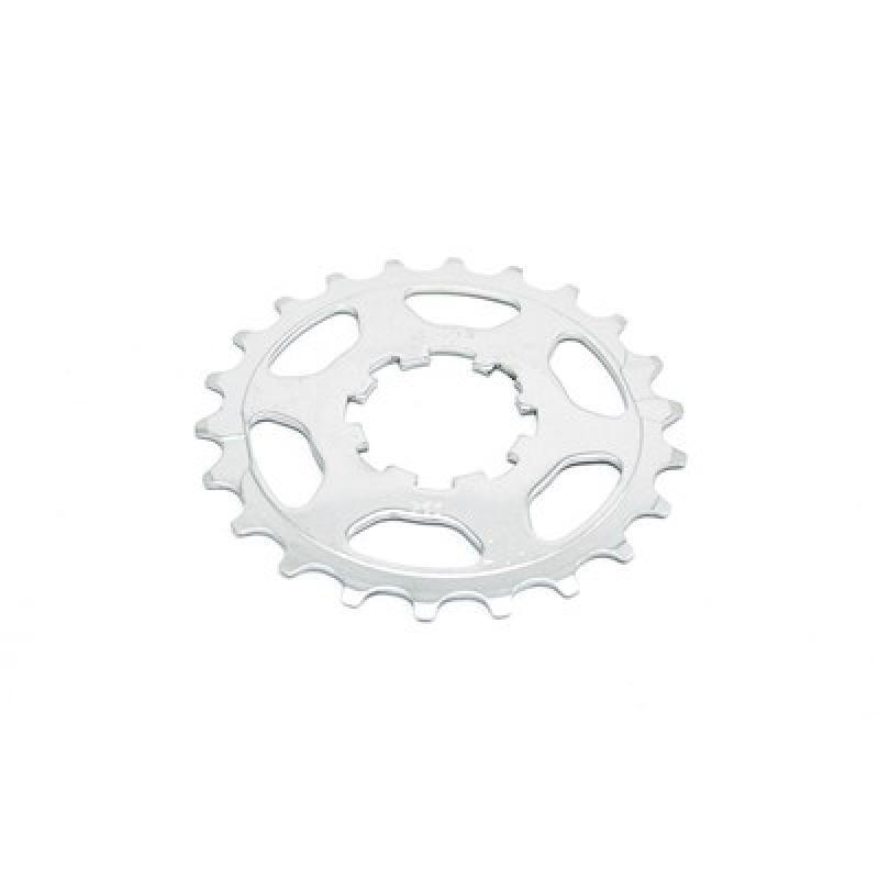 MICHE Miche pignone 21 denti per Campagnolo 10v, acciaio argento.