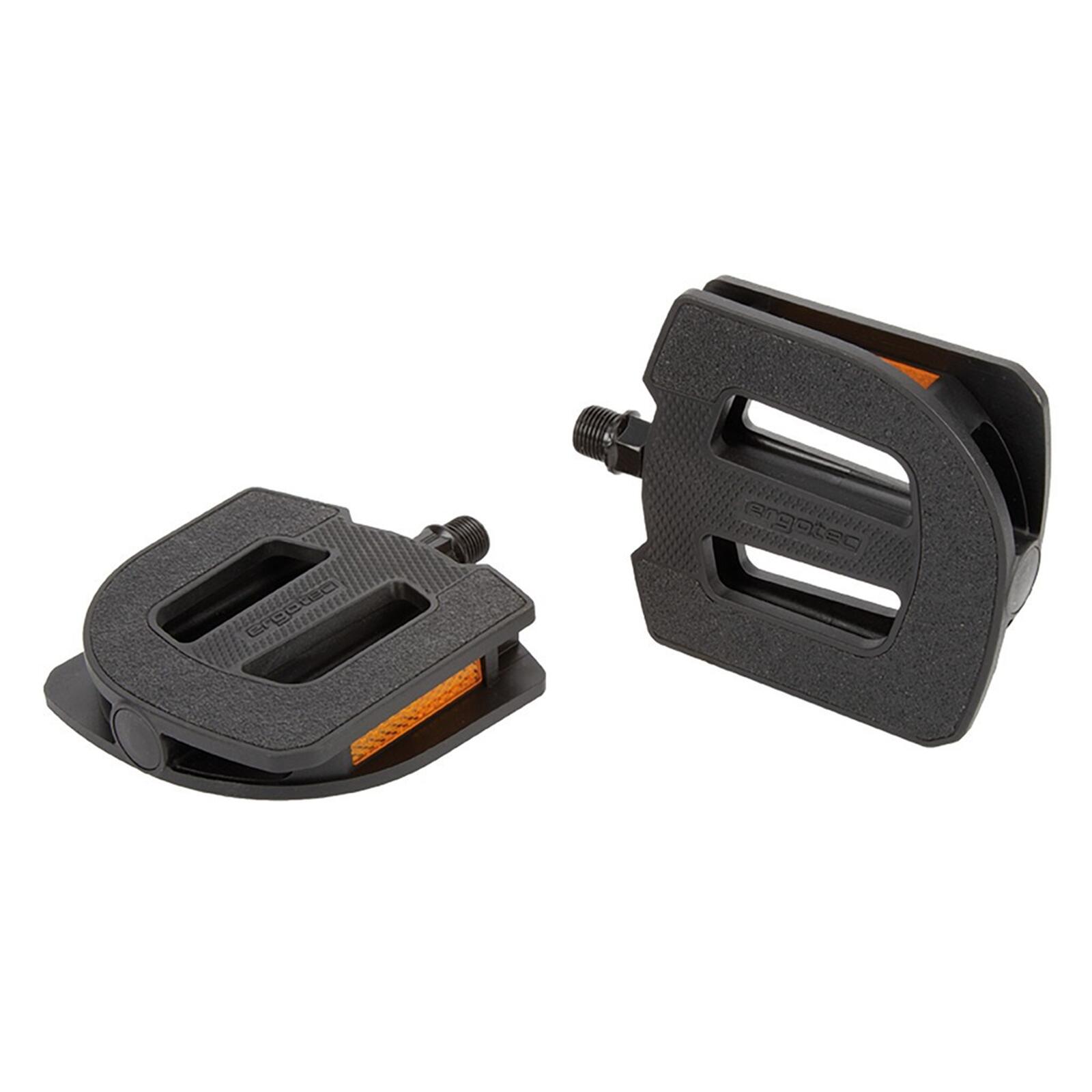 ERGOTEC Pédale en plastique EP-S, noire, 9/16