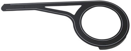 Carter de chaîne GSR Senior 42-48T - noir (emballage de vente au détail)