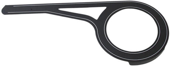 Carter de chaîne GSR Senior 42-48T - noir (emballage de vente au détail)