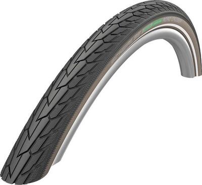 Buitenband road cruiser k-guard 28x1.60" / 42-622 mm - zwart/bruin