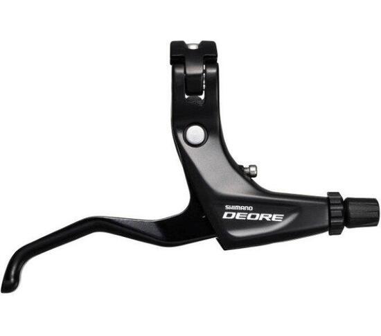 Palanca de freno izquierda SHIMANO Deore BL-T610, 2 dedos, negra