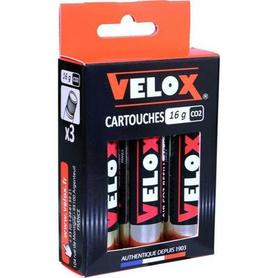Velox CO2 Kartusche 16g - Set von 3 für schnelles Aufpumpen