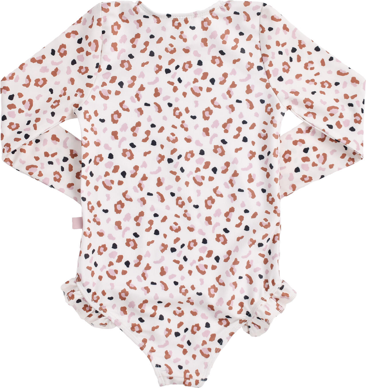 UV Maillot de bain Filles Avec Manches - Khaki - Leopard - 74/80 4/7