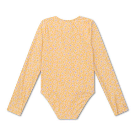Maillot de bain UV Filles Avec Manches - Jaune - Florish - 86/92