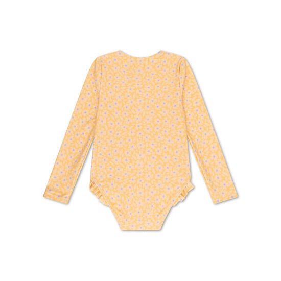 Maillot de bain Swim Essentials Fille UPF50+ fleurs jaunes