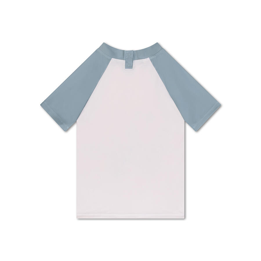 T-shirt de bain - Manches courtes - Vert - Resort Stripe - 122/128 2/5