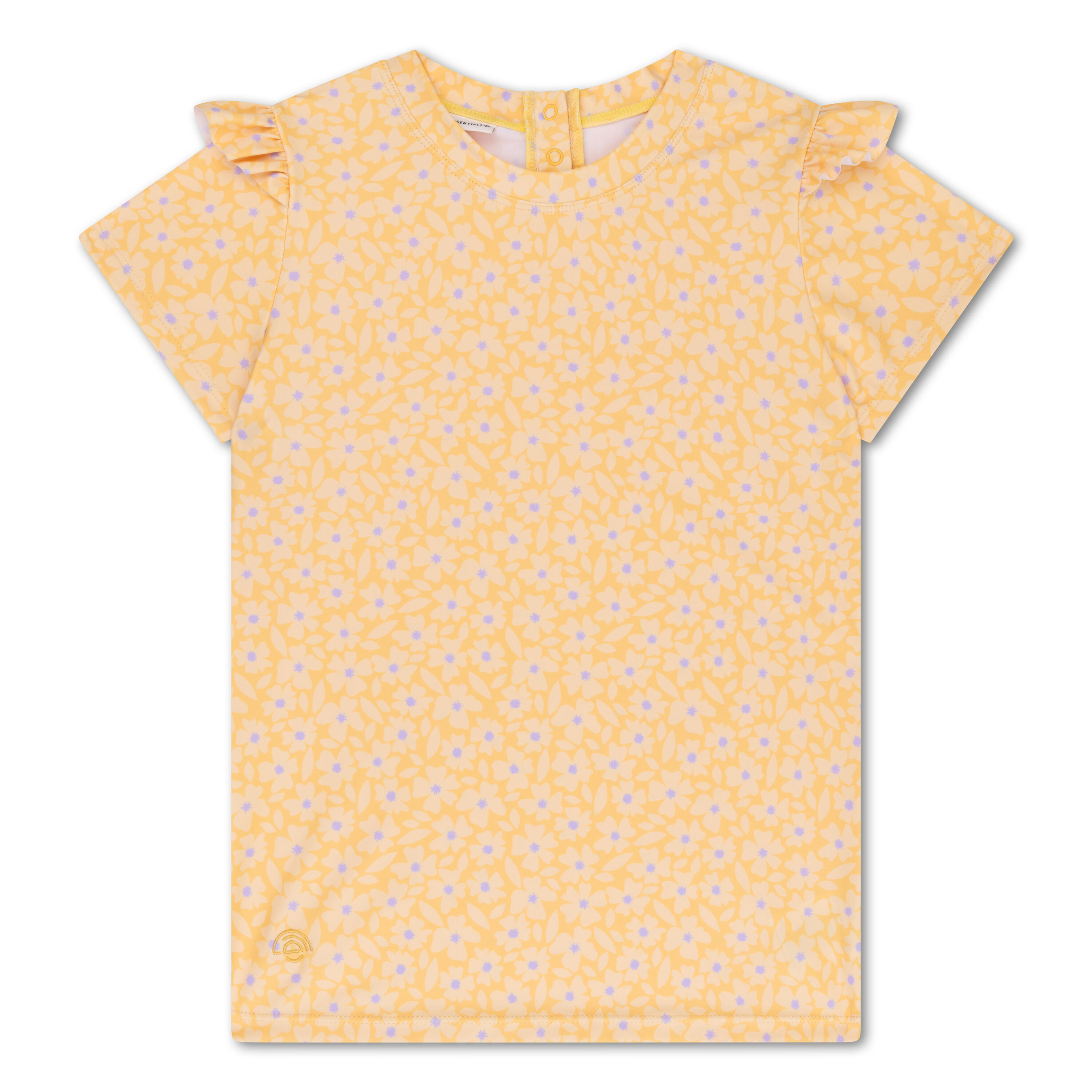 SWIM ESSENTIALS UV Shirt Unisex 98/104  Yellow Flowers