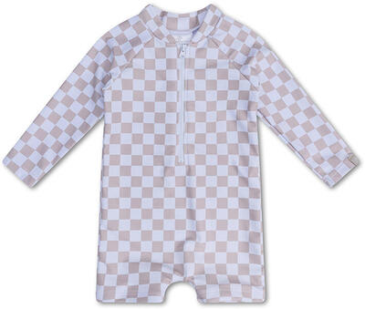 Schwimmanzug Jungs Blue White Striped