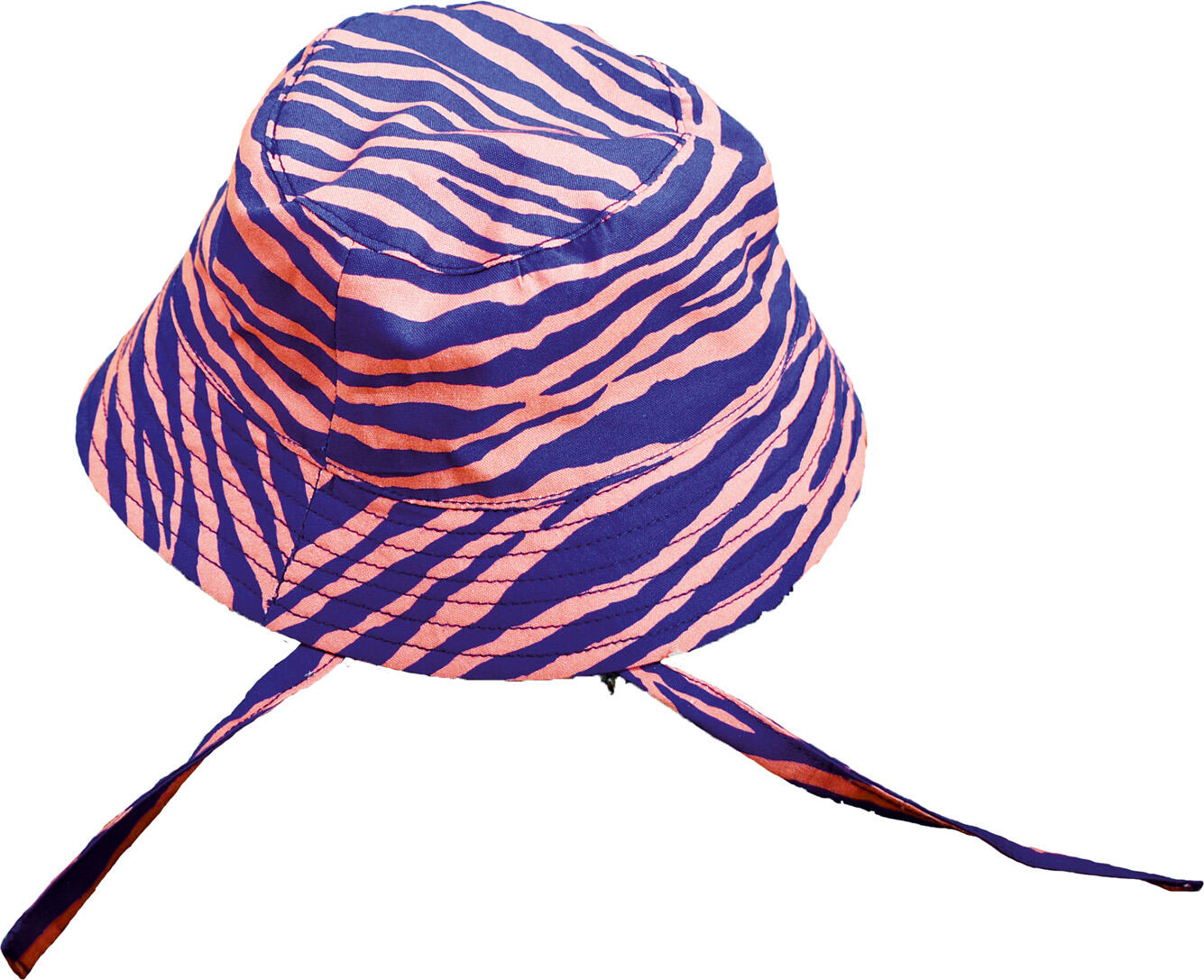 Chapeau de soleil - Bleu/Orange - Vibrant Stripes - 0/1 an 2/5
