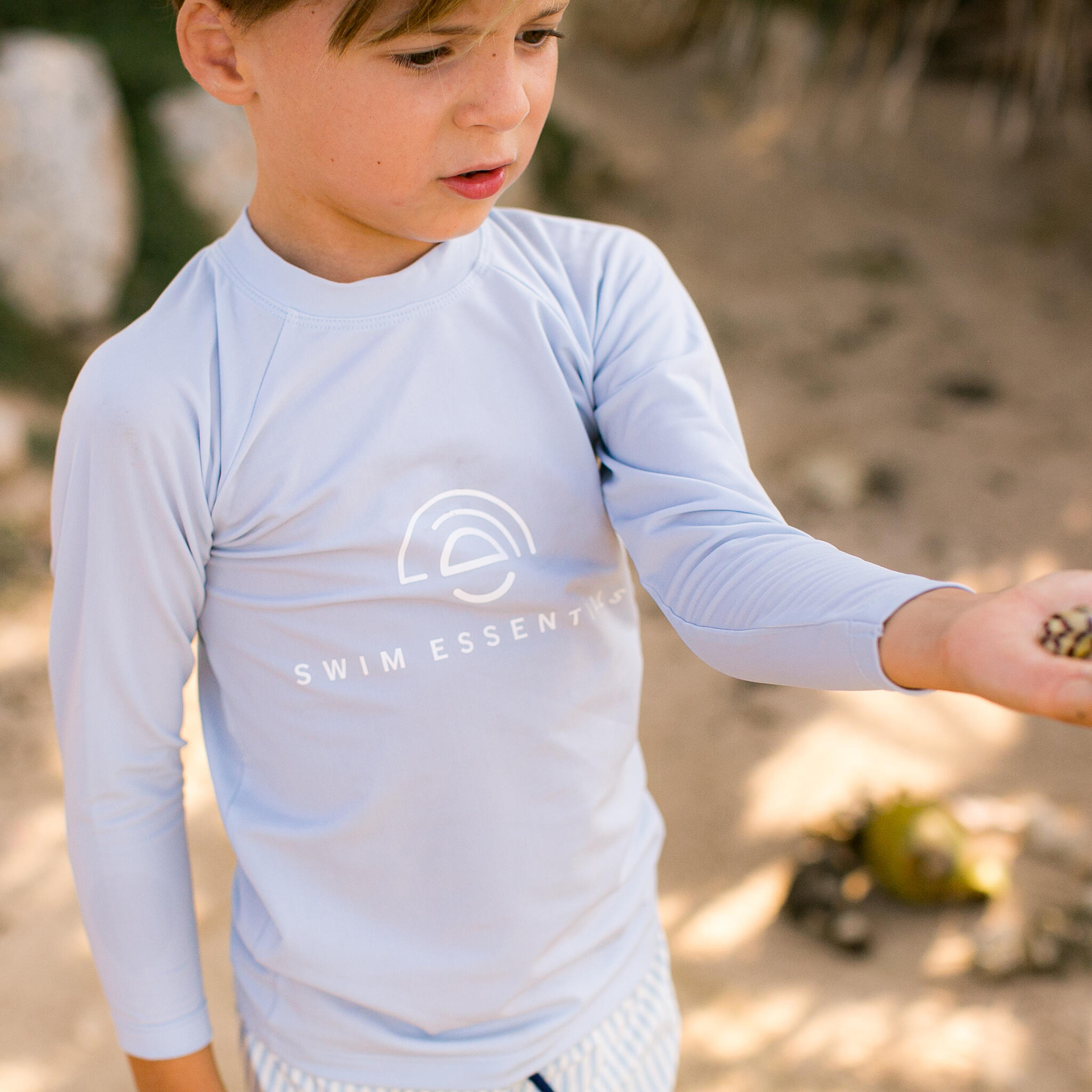 UV Shirt Unisex 122/128  Light Blue 3/4
