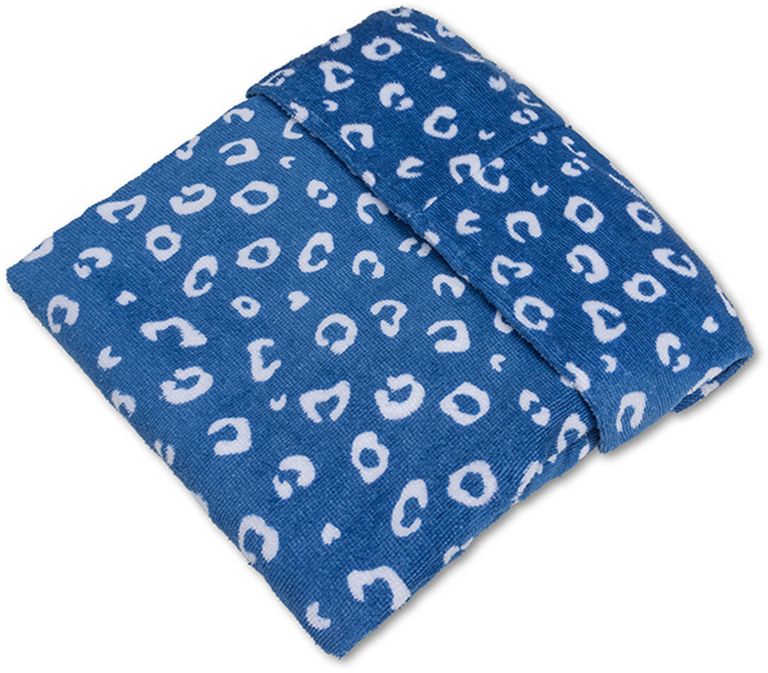 Serviette de plage en coton - Bleu - Leopard - 135 x 65 cm 3/5