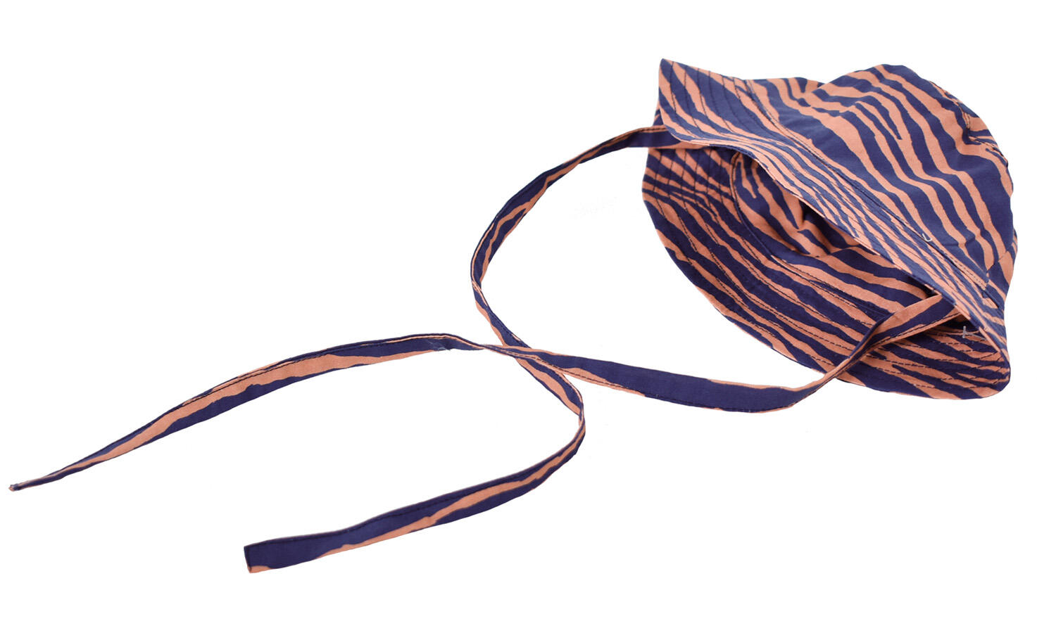 Chapeau de soleil - Bleu/Orange - Vibrant Stripes - 0/1 an 4/5