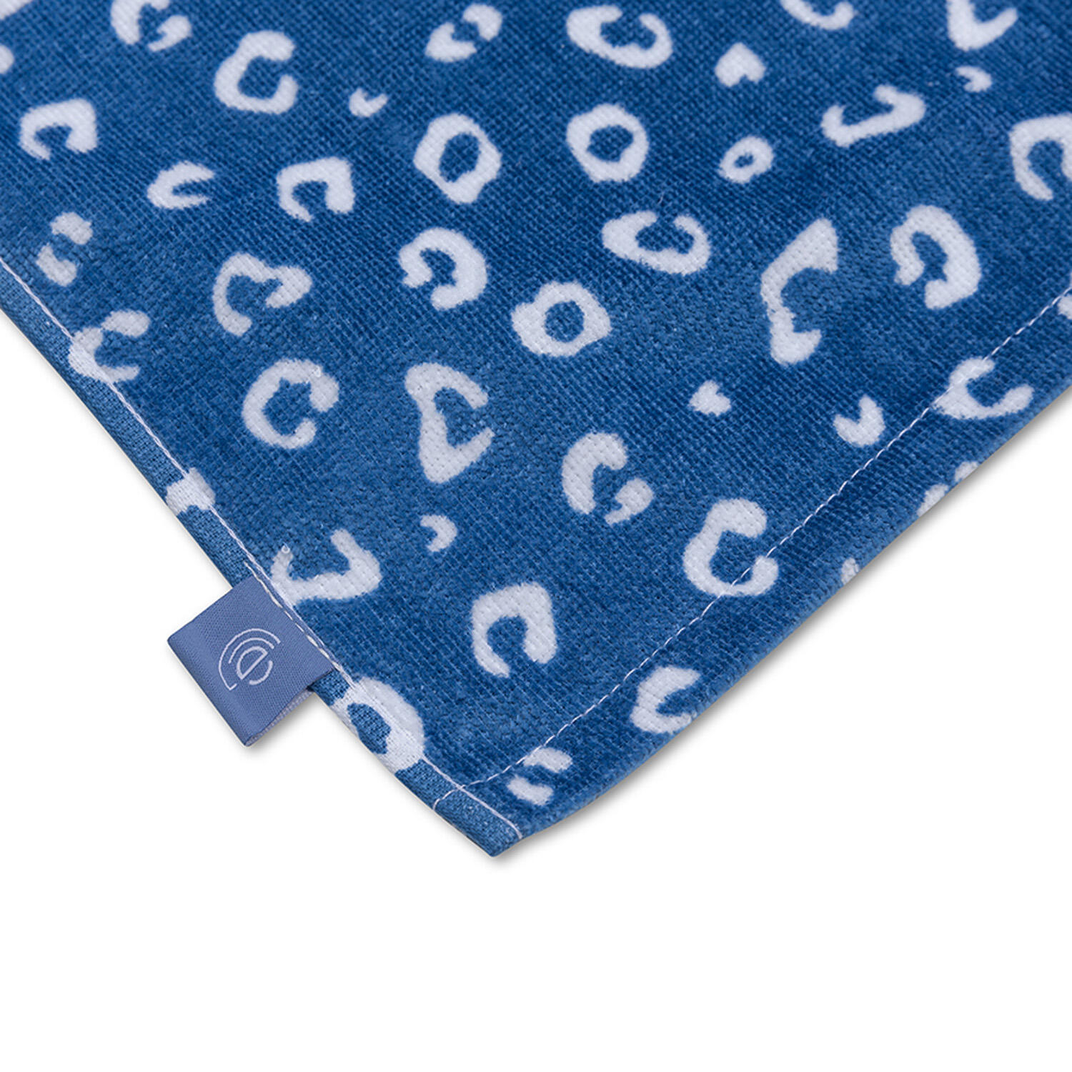 Serviette de plage en coton - Bleu - Leopard - 135 x 65 cm 4/5