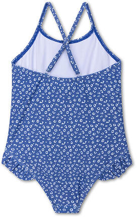Swim Essentials Badeanzug Mädchen · Altrosa · Leopard · 110/116