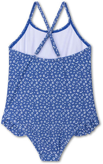 Swim Essentials Badeanzug Mädchen · Altrosa · Leopard · 110/116