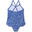 Swim Essentials Swimsuit Girls - Blue - Leopard