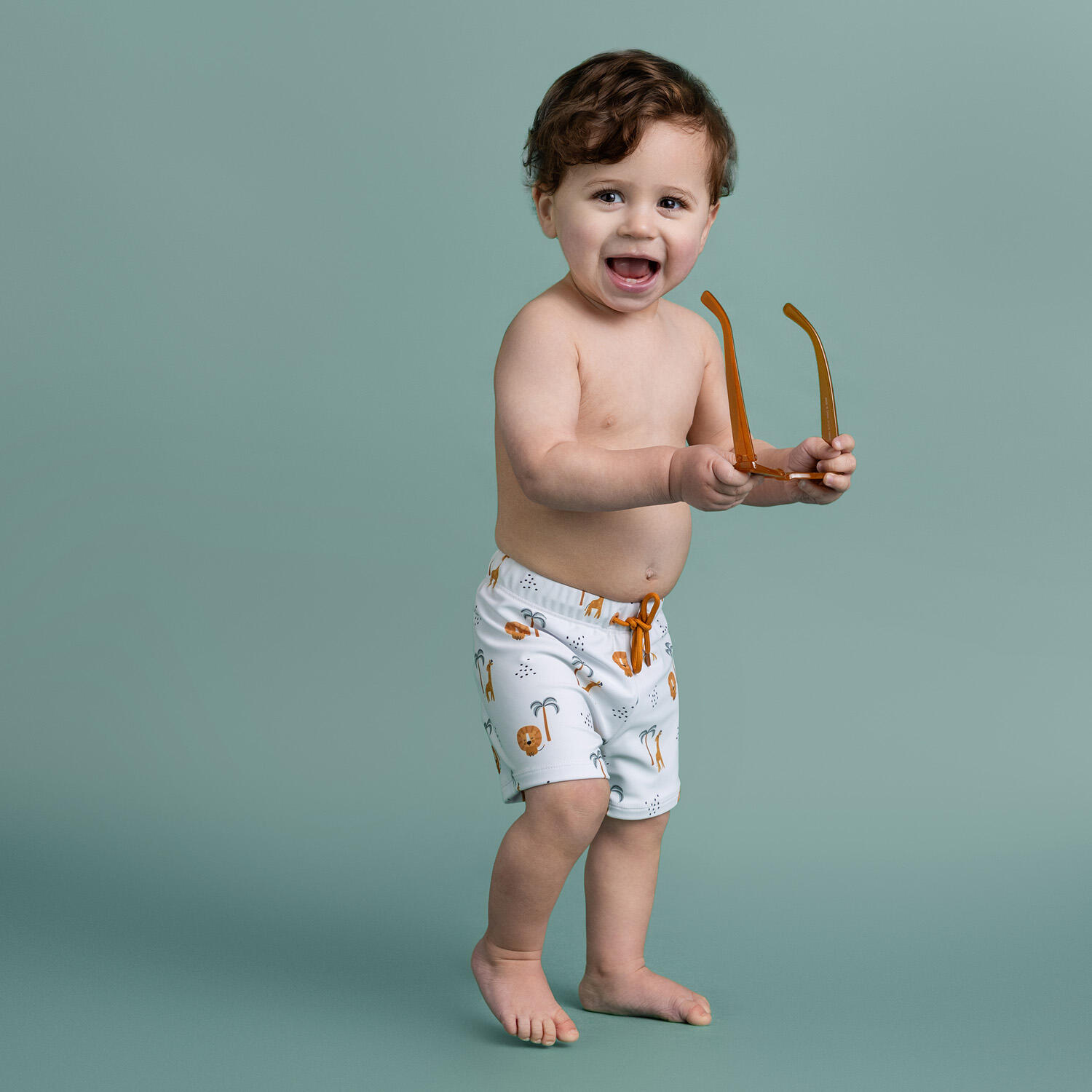 Badehose Jungs 74/80  Jungle 3/4
