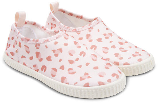Chaussures d'eau enfant - Vieux rose - Leopard - Taille 19