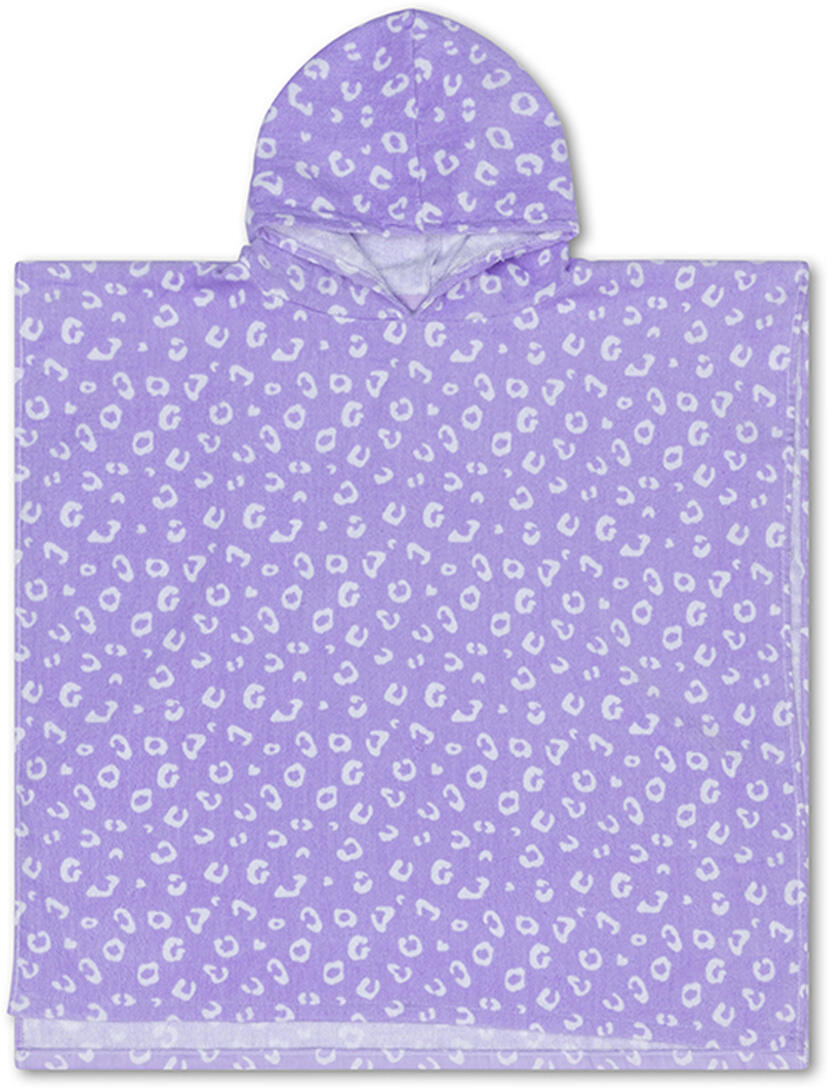 SWIM ESSENTIALS Luxe Beach Poncho  Lila Leopard