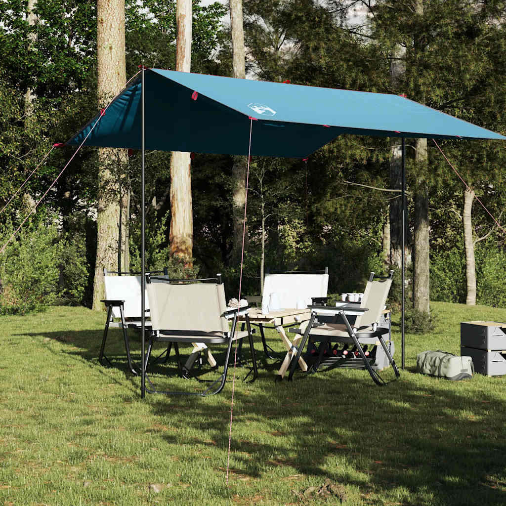 Vidaxl - Auvent De Camping Étanche 300x294 Cm Bleu - Tente - Bleu - 2 Places - Decathlon