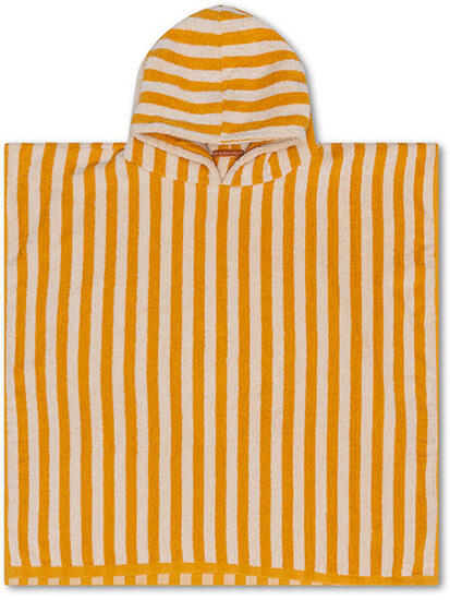 Poncho de plage - Jaune/Blanc - Flow - 65 x 65 cm