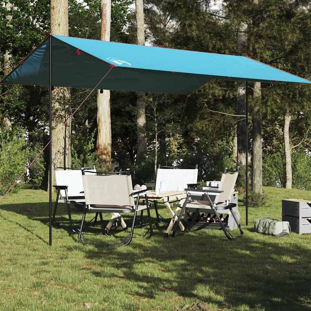 Vidaxl - Auvent De Camping Étanche 400x294 Cm En Bleu - Tente - Bleu - 2 Places - Decathlon