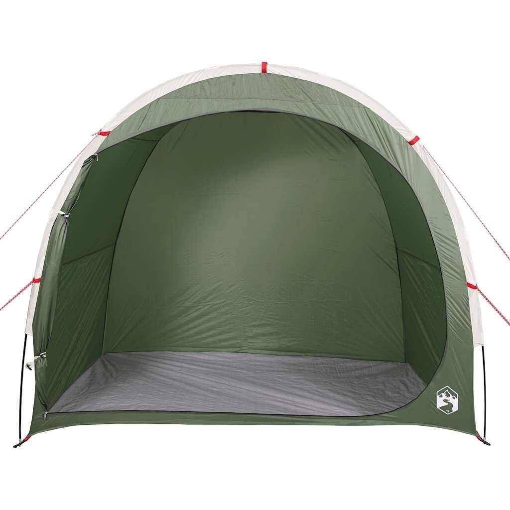 Tienda de almacenamiento VidaXL impermeable verde 204 x 122 x 168 cm 7/7