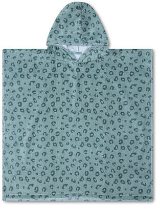 Luxe Beach Poncho Lila Leopard