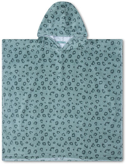 Luxe Beach Poncho Lila Leopard