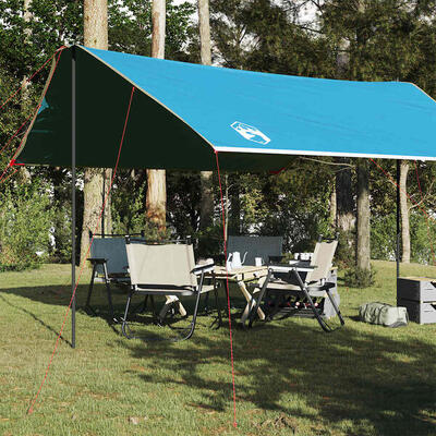 Wasserdichte Camping Canvas Plane 460x305x210 cm Blau