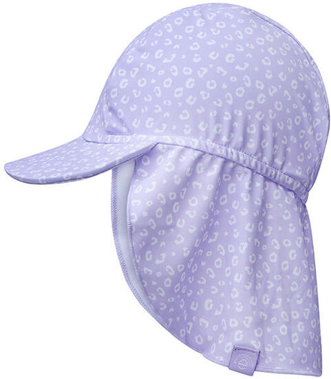 Casquette anti-UV - Lila - Leopard - 0/1 an