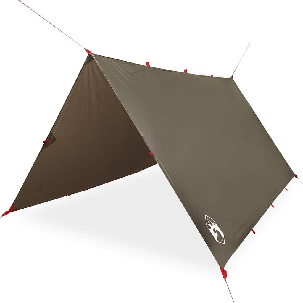 Robuster Vidaxl Camping Baldachin Wasserdicht 306x306 cm Braun 2/7