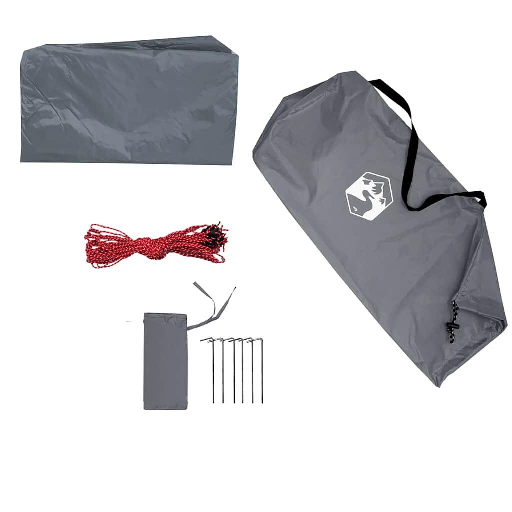 Vidaxl Waterproof Camping Canopy 360x294 cm in Gray and Orange 7/7