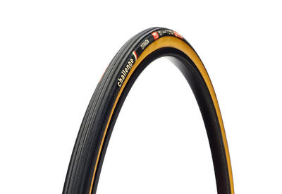 Challenge strada pro ot 700x25c fietsband zwart bruin