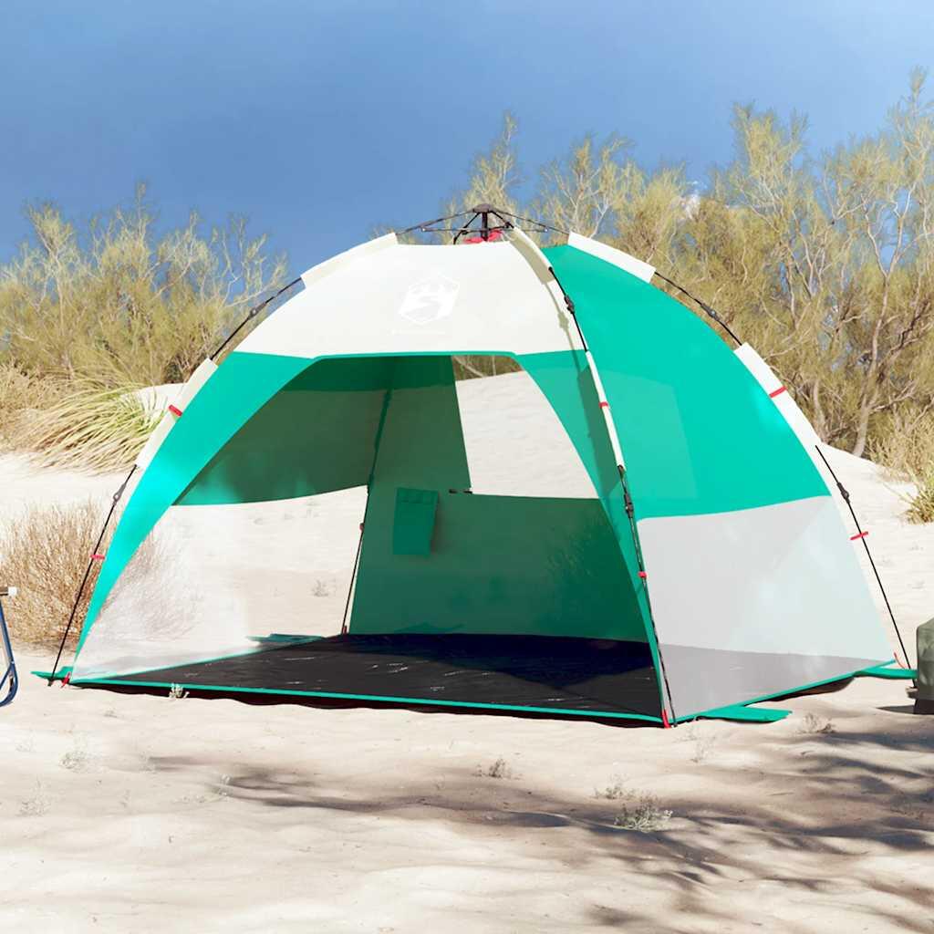 Vidaxl - Vidaxl Tente De Plage 2 Personnes - Imperméable Et Montage Rapide - Tente - Bleu - 2 Places - Decathlon