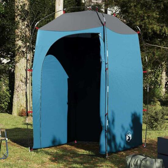 VidaXL Duschzelt Wasserdicht Blau für Camping