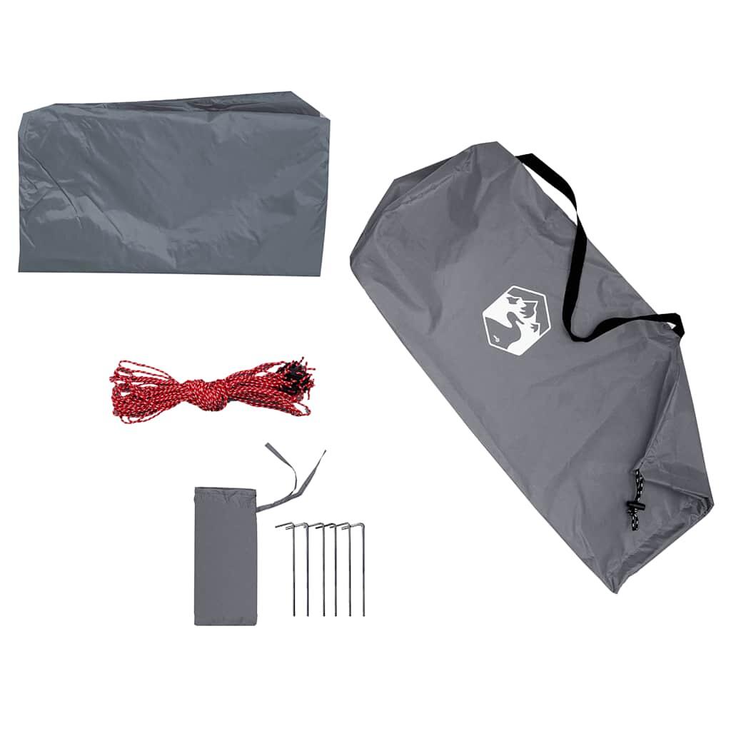 Wasserdichter Camping Canvas 500x294 cm in Grau und Orange 7/7