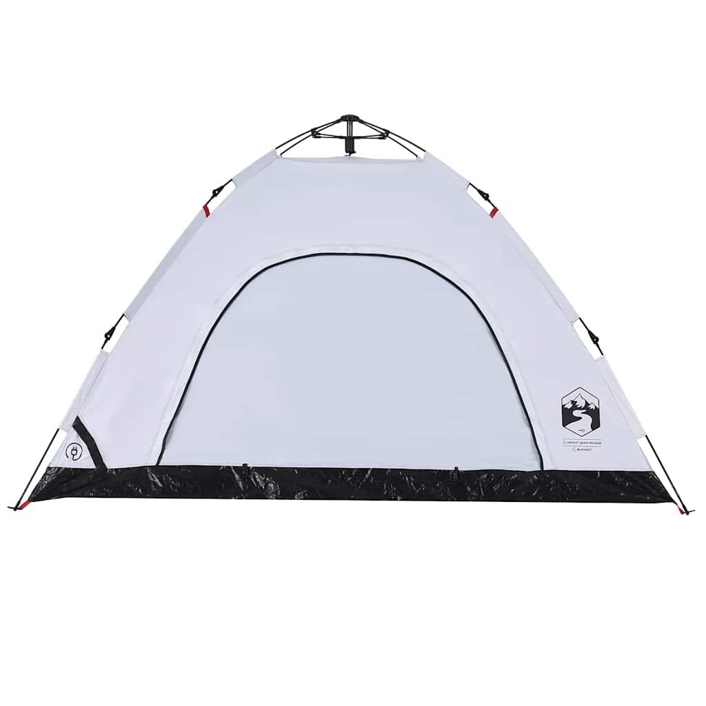 Tente VidaXL 4 places tissu occultant, ouverture rapide, blanche 7/7