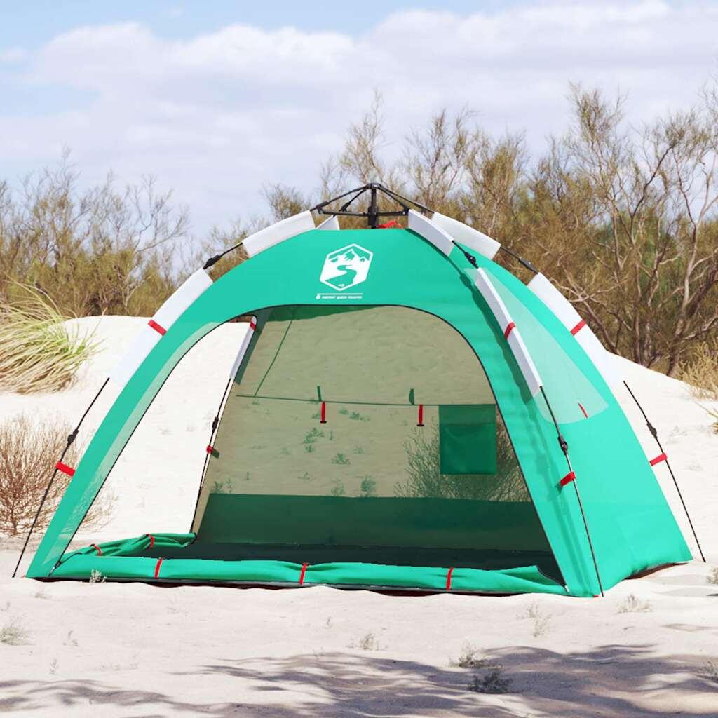 Vidaxl - Tente De Plage Vidaxl 2 Personnes - Étanche Et Montage Rapide - Tente - Incolore - 2 Places - Decathlon