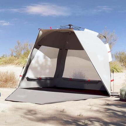 Tente de Plage VidaXL 3 Personnes Imperméable avec Système de Libération Rapide
