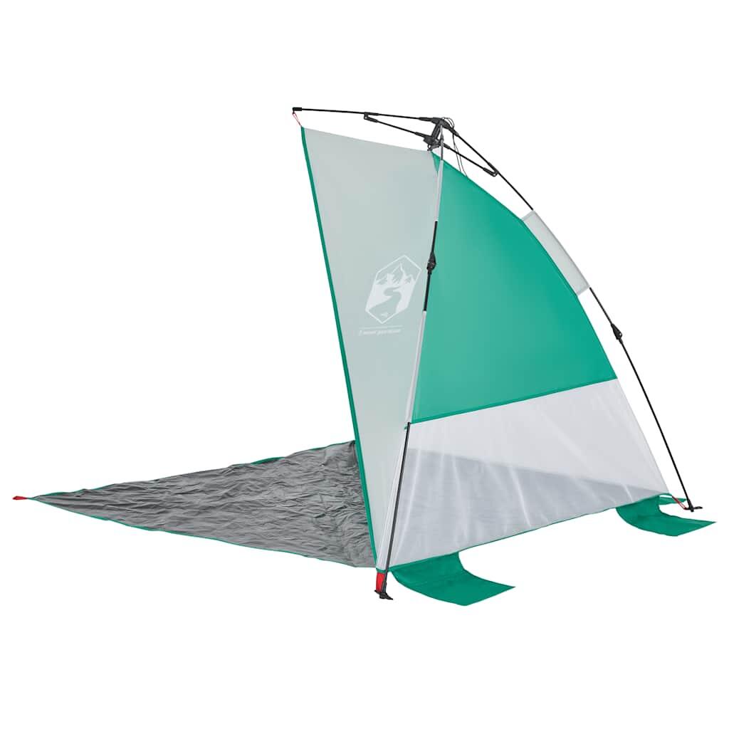 Tente de plage VidaXL imperméable ouverture rapide 205x200 cm vert mer 7/7