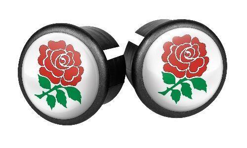 VELOX Velox tappi manubrio stile inglese (2 pezzi) - bianco.