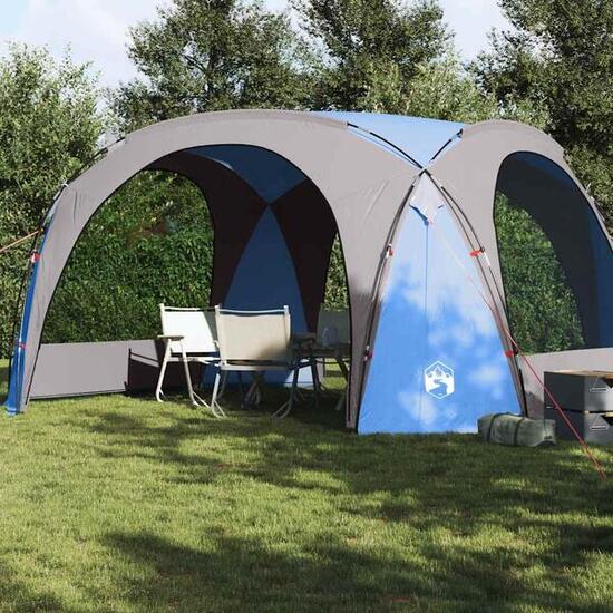 VidaXL Tente de Fête Imperméable Bleue pour Événements